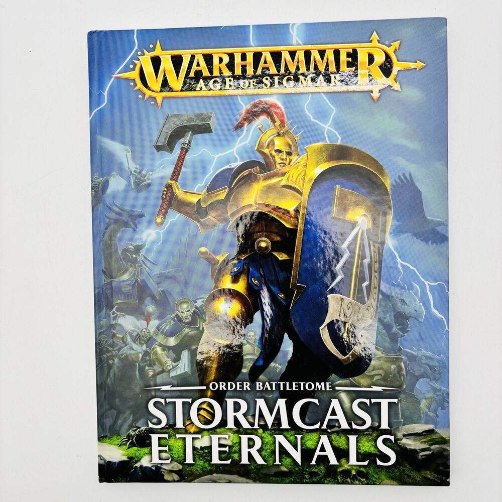 ORDER BATTLETOME: STORMCAST ETERNALS Warhammer Age of Sigmar HC VG Condition